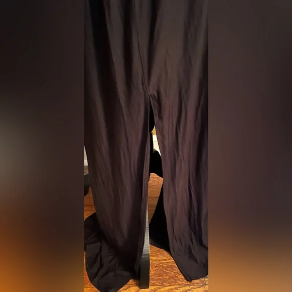 Women’s Apt 9 Beautiful Criss Cross Back Black Maxi Dress New - Picture 7 of 11